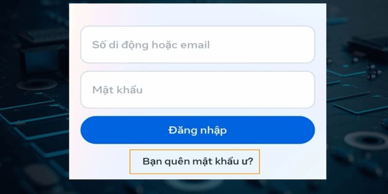 Đối phó với tình huống quên mật khẩu