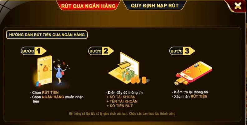 Các sự cố thường gặp khi rút tiền GO88
