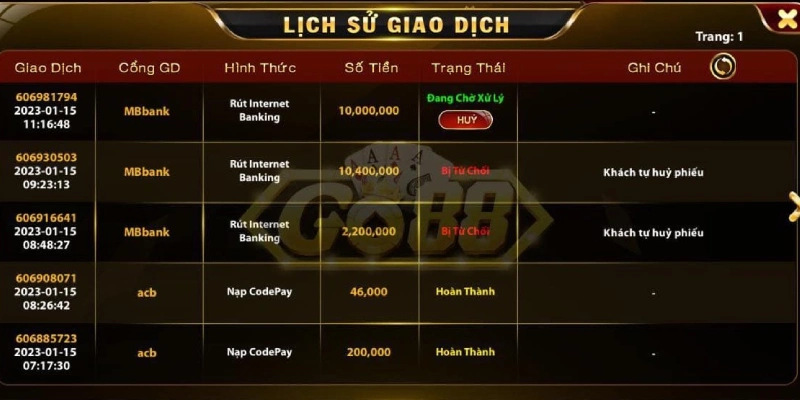 Lợi ích của việc nạp tiền GO88